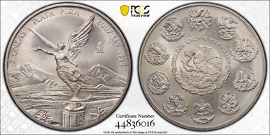 2007-Mo 2 Onza Libertad Ag MS67