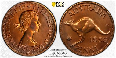 1956 (m) 1D PR65RD