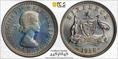 1958(m) 6D PR67+