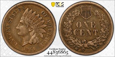 1861 1C VF30
