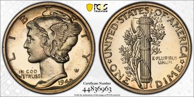1942 10C PR66