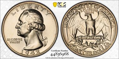 1942 25C PR66