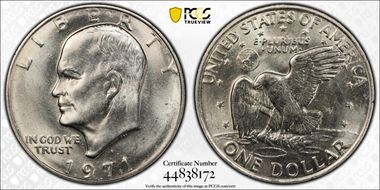 1971-D $1 MS65