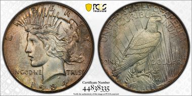 1934 $1 MS65
