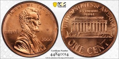 2000 1C Cheerios Promotion MS65RD