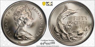 1970 50C MS68