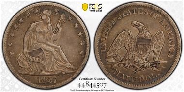 1857-O 50C VF35