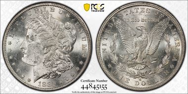 1885-S $1 MS62