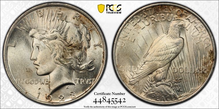 Cert 44845542 - Coin Image