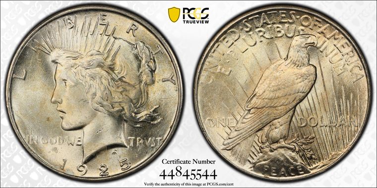 Cert 44845544 - Coin Image