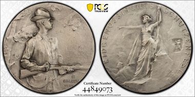 1904 Medal St. Gallen R-1175a Matte Ag SP63