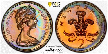 1973 2p S-C1 New Pence PR66BN