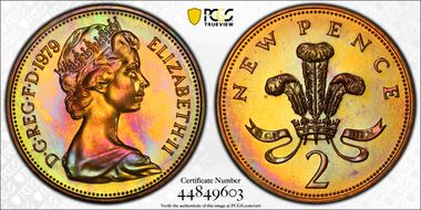 1979 2p S-C1 New Pence PR67RB