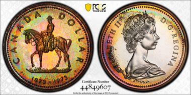 1973 S$1 R.C.M.P. Ag SP68