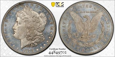 1878-S $1 MS61PL