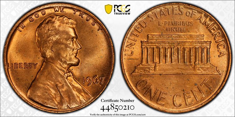 Cert 44850210 - Coin Image