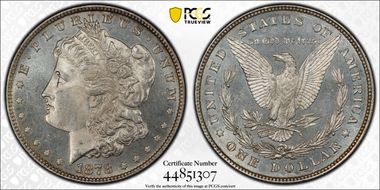 1878 8TF $1 VAM 14.8 Spiked Eye MS64PL