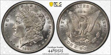 1890-O $1 MS64
