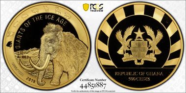 2019 500 Ced Woolly Mammoth Giants of the Ice Age PR70DCAM