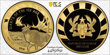 2019 500 Ced Irish Elk Giants of the Ice Age PR70DCAM