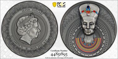 2020 MW $7 Nefertiti Antique Finish MS70