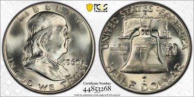 1960-D 50C MS65+ FBL