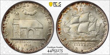 1936 50C Delaware MS66
