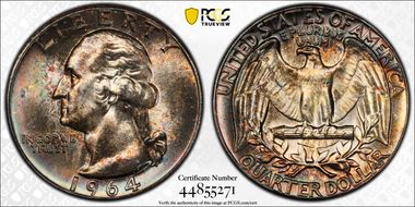1964 25C Type B Reverse, FS-901 MS66