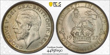 1927 Shil S-4033 Mod Effigy MS65+