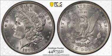 1883 $1 MS63