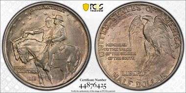 1925 50C Stone Mountain MS63