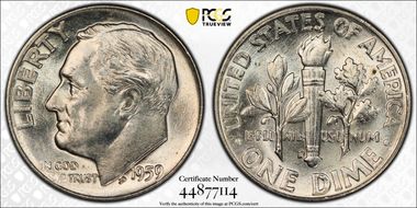1959-D/D 10C RPM FS-504 MS65