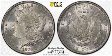 1879-O $1 MS64+ 