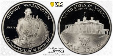 1982-S 50C Washington PR69DCAM
