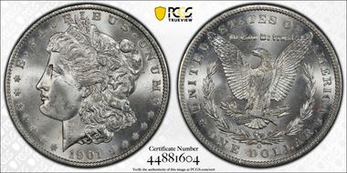 1901-O $1 MS65