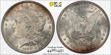 1890 $1 MS63