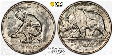 1925-S 50C California MS63