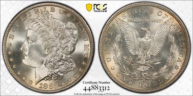 1882-S $1 MS65+