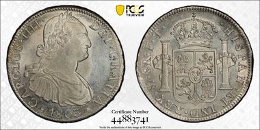 1803-Mo FT 8 R Calico-977 Yon-M8-103 MS63