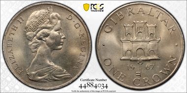 1967 Crown KM-4 Cu-Ni MS65