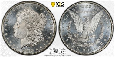 1878-CC $1 MS62