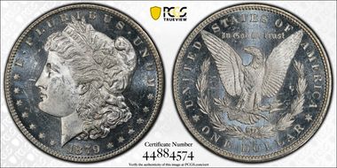 1879-S $1 MS62PL