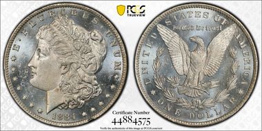 1884-O $1 MS64