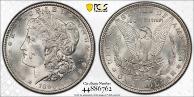 1890 $1 MS64
