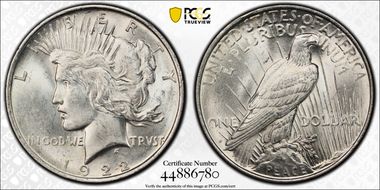 1922-D $1 MS64