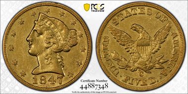 1847-C $5 XF45