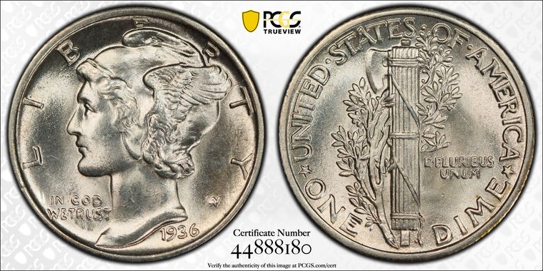 Cert 44888180 - Coin Image