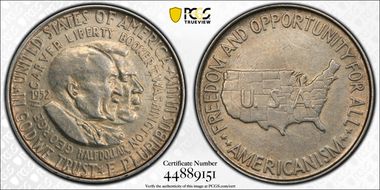 1952 50C Washington-Carver N1