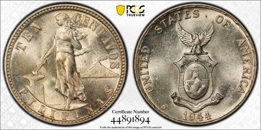 1944-D/D 10C Allen-9.04a MS63