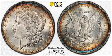 1880-O $1 MS62